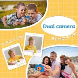 EQUITARE Digital Camera for Kids, 2.0 Inch 1080P HD Rechargeable Electronic Mini Cute Camera for Students, Teens, Kids, Portable Cameras Christmas Birthday Gift