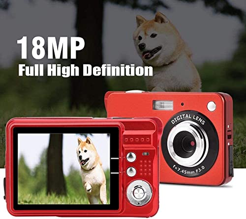 Digital Cameras for Kids Portable Camera, 8X Zoom Digital Camera, with 2.7 Inch TFT LCD Screen and Built-in Microphone, 1280x720 High Definition Video Camera, Auto Focus, Support SD (Color : B)