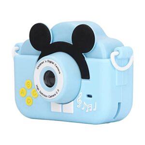 kids camera, blue cute cartoon mini kids camera for travel