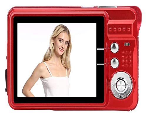 Digital Cameras for Kids Portable Camera, 8X Zoom Digital Camera, with 2.7 Inch TFT LCD Screen and Built-in Microphone, 1280x720 High Definition Video Camera, Auto Focus, Support SD (Color : A)