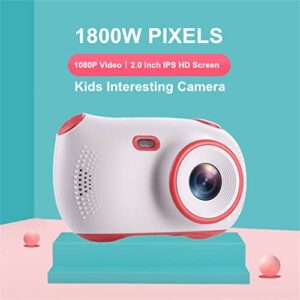 MEENE Cute Children's Photo Camera 2inch Display Kids Camera Toys for Kids Gift Video Camera Mini Screen (Color : White, Size : 32GB)