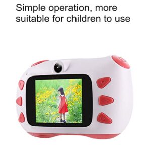 MEENE Cute Children's Photo Camera 2inch Display Kids Camera Toys for Kids Gift Video Camera Mini Screen (Color : White, Size : Standard)