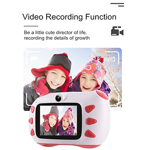 MEENE Cute Children's Photo Camera 2inch Display Kids Camera Toys for Kids Gift Video Camera Mini Screen (Color : White, Size : Standard)