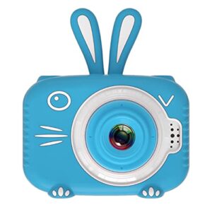 meene digital camera 2.0 inch 1080p 20 million pixel high definition cartoon video camera toy best gift for boys girls (color : blue)
