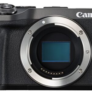 Canon mirrorless Single-Lens Camera EOS M6 Body (Black)- International Version (No Warranty)