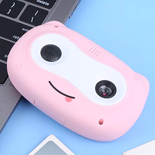 ALREMO HUANGXING - Mini Camera, Large 慍apacity Battery Life Digital High Definition Children Camera, Lovely Mini One Key Auto Focuing for Girls Childrfen Kids(Pink)