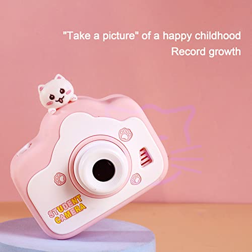 Kids Digital Camera, Portable 1080P Toy Camera, 2000MP HD Camera Toys for 3–10 Year Old, 2.4 Inch Camera for Children, 32GB SD Card, for Girls and Boys (Pink)