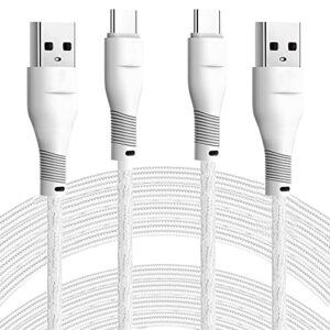 long usb c to usb a charger cable 10ft 15ft charging cord for moto g power 2022 2021 2020/g stylus 5g,g fast/g play/g pure/g100,g7 play power,z4 z3,edge,motorola edge/one 5g ace,samsung galaxy a53 a73