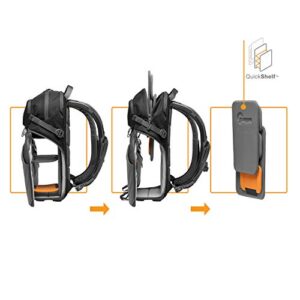 Lowepro LP37260-PWW Photo Active Outdoor Camera Backpack, QuickShelf Dividers, fits 12inch Laptop/2L Hydration, for Mirrorless, Sony, Canon, Nikon, Lenses, Gimbal, Drone, DJI, Osmo, Mavic, Black/Grey, BP200