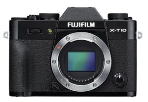 fujifilm x-t10 body black mirrorless digital camera – international version