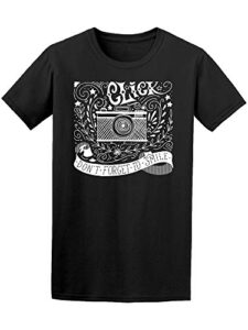 vintage don’t forget to smile camera tee – image by shutterstock