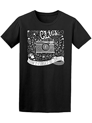 Vintage Don't Forget To Smile Camera Tee - Image by Shutterstock