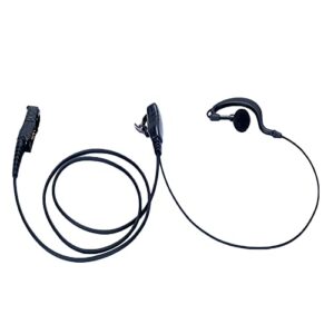 xpr 3500e xpr 3300e walkie talkie earpiece xpr3500 xpr3000 xpr3300 compatible with motorola xpr 3300 3500 3300e 3500e two way radio headset with mic ptt g shape surveillance headphone