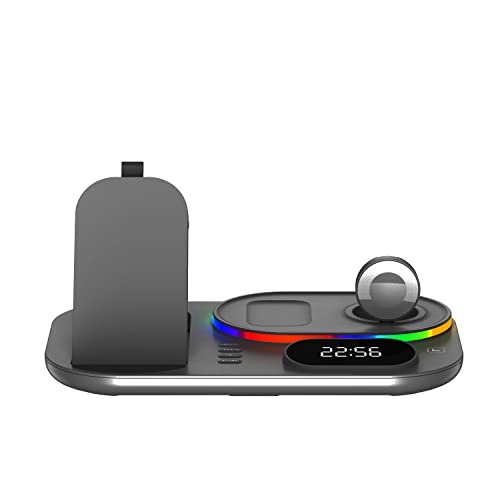 SUPERLIT 3-in-1 Fast Wireless Charger for Phone, Watch and Earbuds