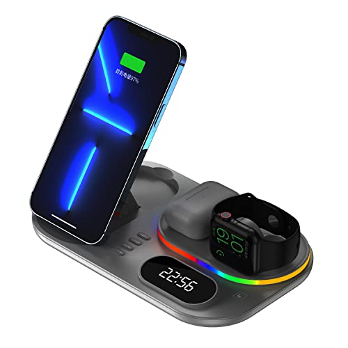 SUPERLIT 3-in-1 Fast Wireless Charger for Phone, Watch and Earbuds