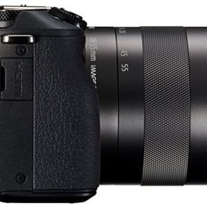 Canon EOS M3 Mirrorless Camera (Black) with EF-M 18-55mm f/3.5-5.6 IS STM Lens - International Version (No Warranty)