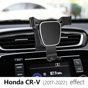 LUNQIN Car Phone Holder for 2017-2022 Honda CR-V CRV SUV Auto Accessories Navigation Bracket Interior Decoration Mobile Cell Phone Mount
