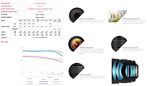 Lightdow 85mm F1.8 Medium Telephoto Manual Focus Full Frame Portrait Lens for Nikon D7500 D7200 D5600 D5500 D5300 D5200 D5100 D3500 D3400 D3300 D3200 D850 D810 D800 D750 D610 D500 D60 D6 D5 D4 etc