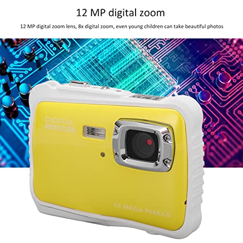 Vifemify Children Digital Camera,2 Inch Waterproof Children Camera HD Digital Kids Camera for Boys Girls Birthday Gift (Yellow)