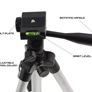 Navitech Lightweight Aluminium DSLR Camera Tripod Compatible with The Canon Powershot G7X Mark II