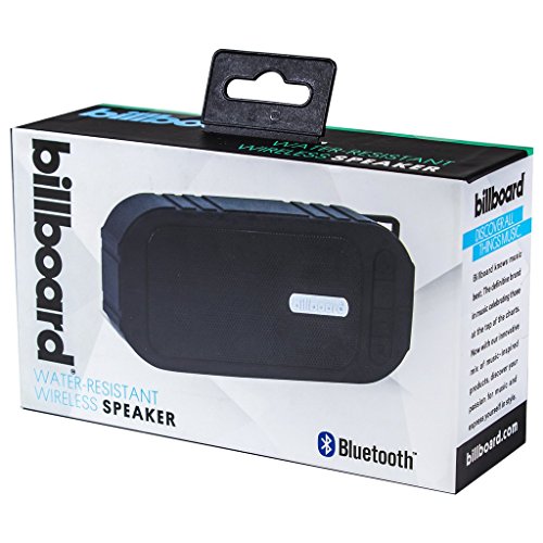 Billboard BB730 Bluetooth IPX5 Water Resistant Speaker Black