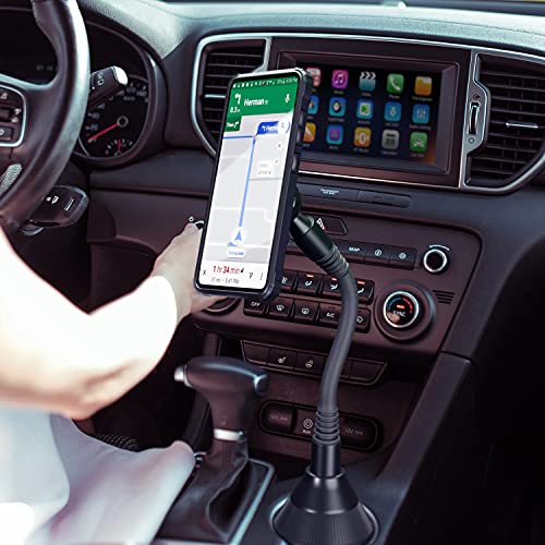 Encased Cup Phone Holder for Car, Magnetic Universal Cupholder Cellphone Mount for iPhone 11/12/13/14 Pro Max & Samsung S8/S9/S10/S20/Plus/Ultra