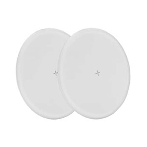 battrii 2 packs wireless charger,15w fast wireless charging pad compatible with iphone 14/14 plus/14 pro/14 pro max/13/se 2022/12/11/x/8,samsung galaxy s22/s20,airpods pro 2(no a/c adapter) white