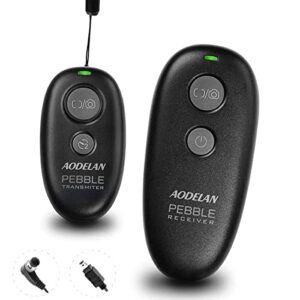 aodelan wireless shutter release remote control for nikon d750, d5300, d5600, d7200, d7500, z6, z7, z9, d800, d850, coolpix p1000