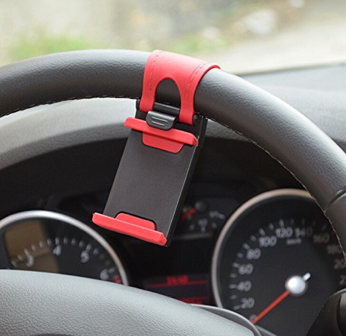 JessicaAlba Car Steering Wheel Mount Holder Rubber Band For iPhone iPod MP4 GPS Accessories