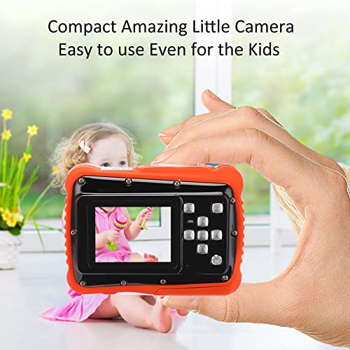 Vifemify Children Digital Camera,2 Inch Waterproof Children Camera HD Digital Kids Camera for Boys Girls Birthday Gift (Black)