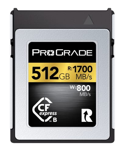 ProGrade Digital 512GB CFexpress Type B Memory Card (Gold)