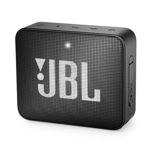 JBL Tune 510BT: Wireless On-Ear Headphones with Purebass Sound - Black & GO2 - Waterproof Ultra-Portable Bluetooth Speaker - Black