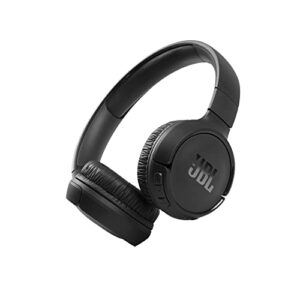 JBL Tune 510BT: Wireless On-Ear Headphones with Purebass Sound - Black & GO2 - Waterproof Ultra-Portable Bluetooth Speaker - Black