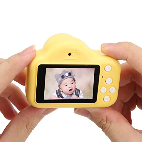 Garsentx Kids Camera, Digital Children Cameras Cartoon 720P 20MP Dual Camera Video Camera Toddler Boys Toys Christmas Birthday Gifts for Boy Age 3 4 5 6 7 8 with 2 Inch IPS Screen(Yellow Duck)