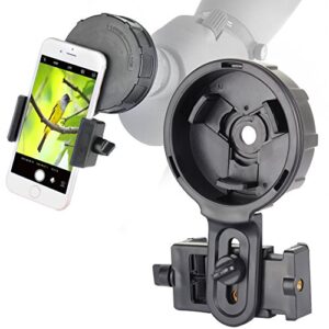 cell phone adapter mount for vortex bushnell celestron barska spotting scope big eyepiece adapter mount work with binoculars monocular spotting scope telescope for iphone 6plus samsung htc lg and more