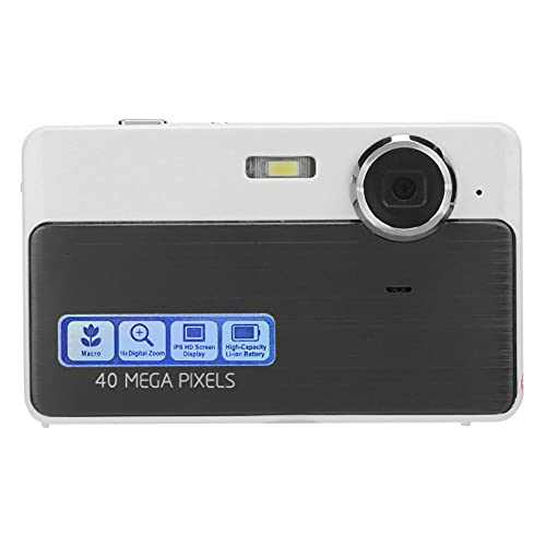 Zoom Digital Camera, 48MP Digital Camera 2.4 Inch IPS Screen Video Camera with 16x HD Digital Zoom 32GB Digital Camera (Black)