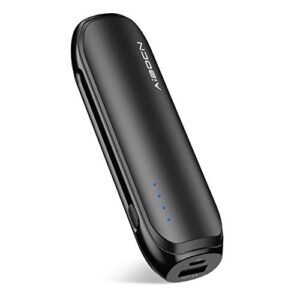 aibocn power bank 6700mah lipstick-sized portable charger, fast charging external battery pack for iphone samsung galaxy and more
