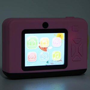 LZKW Video Camera, 20MP Multifunction Kids Camera Mini IPS Screen Digital for Recording Videos(Pink)