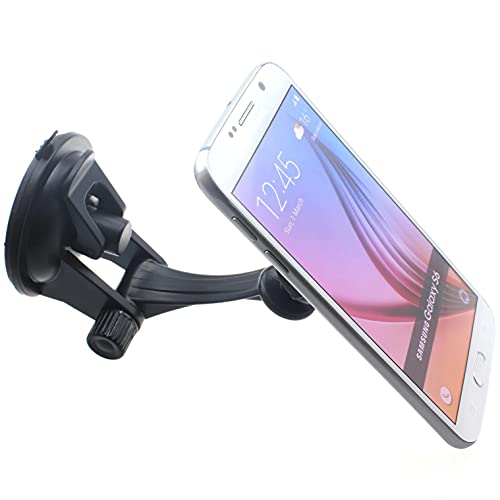 PHONIL Car Mount Magnetic Holder Dash for Galaxy Z Flip 3, Z Fold 3 5G, Windshield Swivel Strong Grip Strong Magnets Compatible with Samsung Galaxy Z Flip3 5G. Z Fold3 5G Black PH-PH19988W8C-6