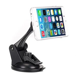 PHONIL Car Mount Magnetic Holder Dash for Galaxy Z Flip 3, Z Fold 3 5G, Windshield Swivel Strong Grip Strong Magnets Compatible with Samsung Galaxy Z Flip3 5G. Z Fold3 5G Black PH-PH19988W8C-6