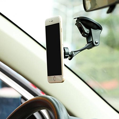 PHONIL Car Mount Magnetic Holder Dash for Galaxy Z Flip 3, Z Fold 3 5G, Windshield Swivel Strong Grip Strong Magnets Compatible with Samsung Galaxy Z Flip3 5G. Z Fold3 5G Black PH-PH19988W8C-6