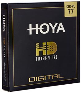 hoya 77mm hd hardened glass 8-layer multi-coated circular polarizing filter