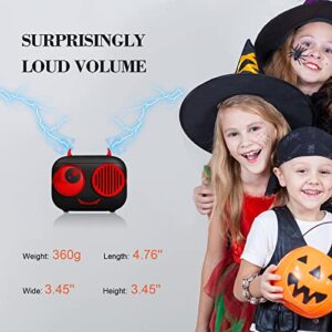 ENUOSUMA Kids Bluetooth Speaker, Cute Bluetooth Speaker, Helloween Devil Small Bluetooth Speakers with Loud Stereo Sound, Little Cute Speakers Support TF Card/Aux/MIC, for Kids Boys Girls Teens, BS29