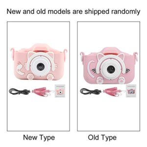 Salaty Children Camera, Digital Children Camera, ABS Practical for Children Kids(Pink)