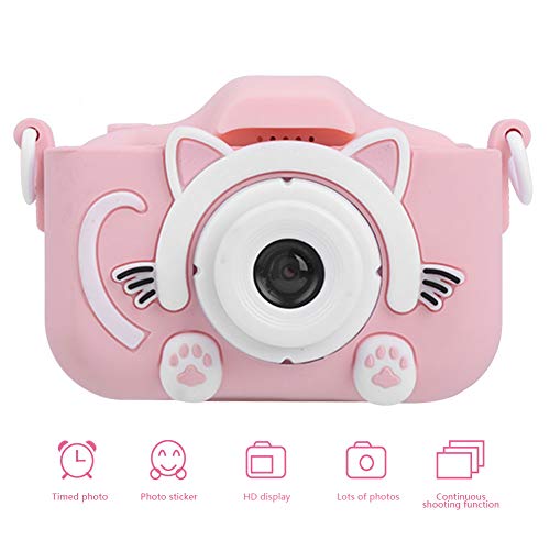 Salaty Children Camera, Digital Children Camera, ABS Practical for Children Kids(Pink)