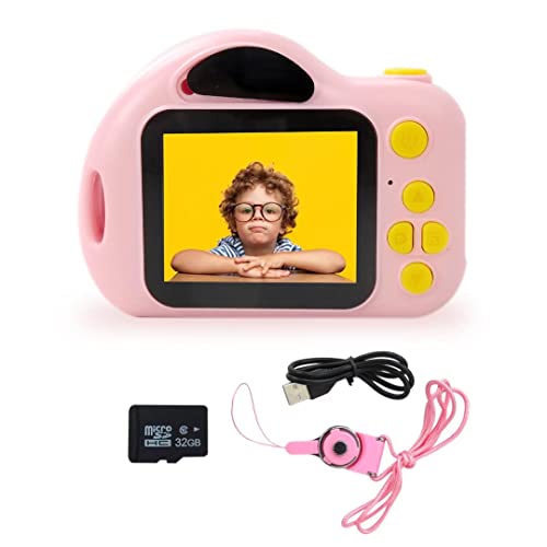 1080P HD Digital Video Children Camera Perfect Birthday, Christmas, Holiday, for 3 4 5 6 7 8 9 10 Year Old Boys and Girls, Drop-Resistant and Durable with Firm Structure