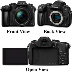 Panasonic Lumix DMC-G85 Mirrorless Micro Four Thirds Digital Camera with Panasonic 12-60mm Lens + 64GB Memory Card, Backpack, Flash, Editing Software Kit & More