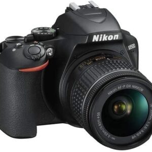 Nikon D3500 DSLR Camera with AF-P DX NIKKOR 18-55mm f/3.5-5.6G VR Lens + 2 Piece 32GB Memory, Filters, and Professional Photo Accessories (Renewed)