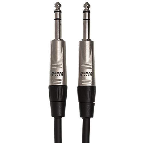 HOSA Technology 2X Pro Balanced 1/4" TRS Male to 1/4" TRS Male Interconnect Audio Cable 5'