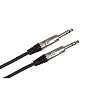HOSA Technology 2X Pro Balanced 1/4" TRS Male to 1/4" TRS Male Interconnect Audio Cable 5'